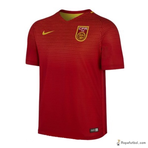 Camiseta China Replica Primera Ropa 2017 Rojo